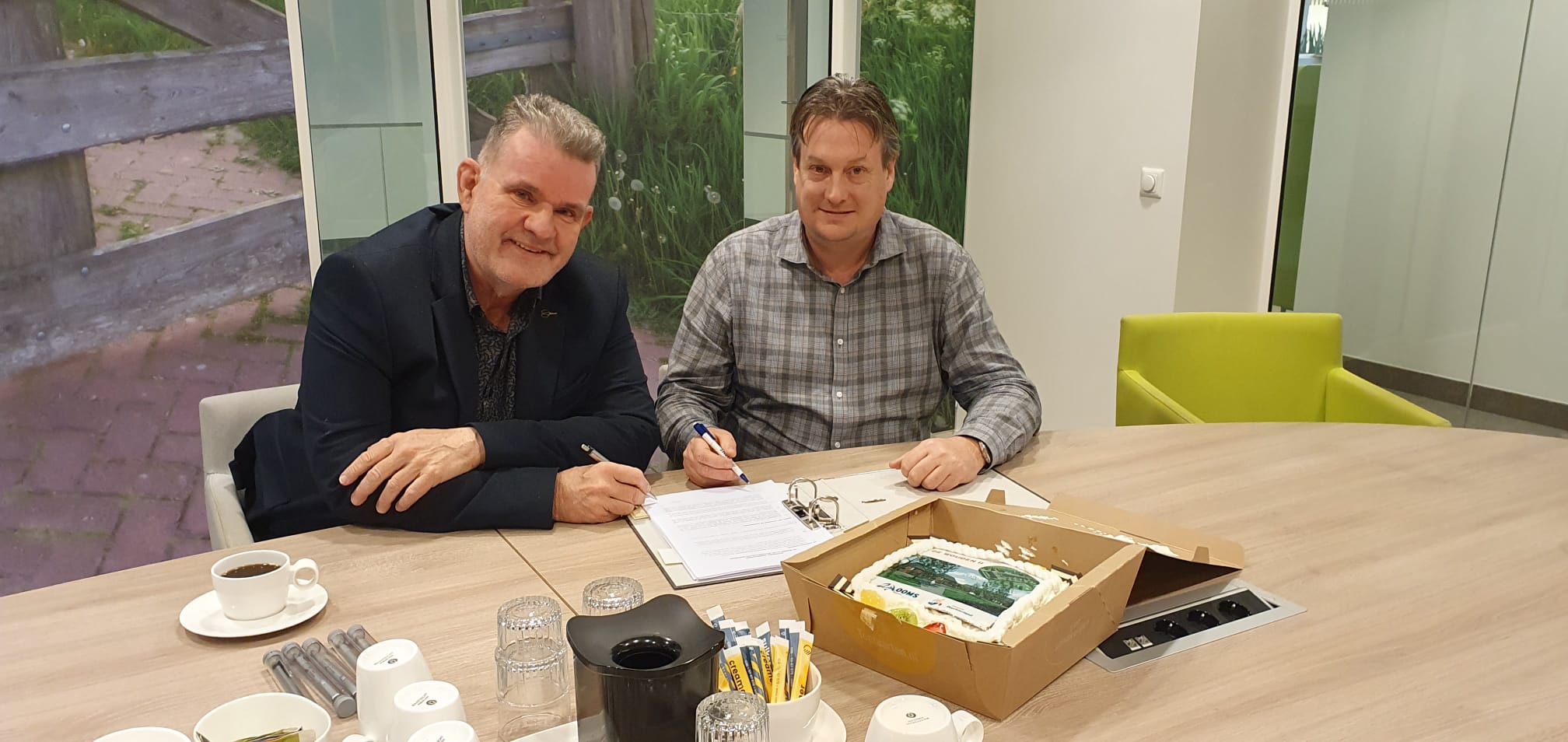 Ondertekening 52 woningen Westwoud