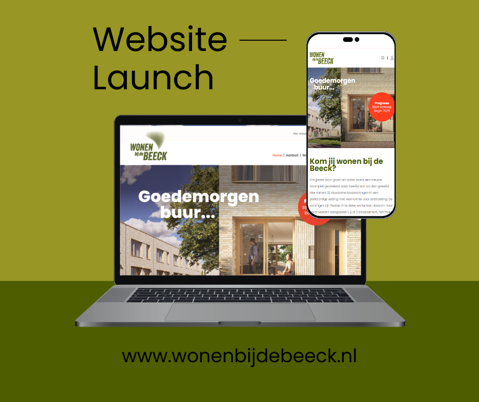 Website Launch Wonen bij de Beeck